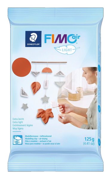 FIMO air light Modelliermasse, lufthärtend, terrakotta, 125g