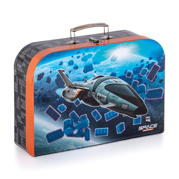 oxybag Detský lamino kufrík - 34 cm - Space