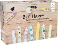 KREUL Candle Pen pero na sviečky - sada Bee Happy - 6 farieb