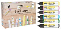 KREUL Candle Pen 6er Set Bee Happy