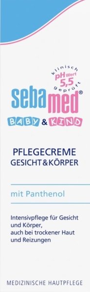 sebamed Baby & Kind Pflegecreme Gesicht & Körper 75 ml