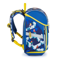 oxybag školská taška PREMIUM LIGHT Playworld blue