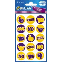 AVERY Zweckform ZDesign Sticker CREATIVE "Buttons"