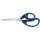 WEDO Schere Soft-Cut, spitz, Länge: 210 mm, schwarz/blau