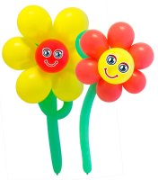Folat Ballon Bastelset Blumen