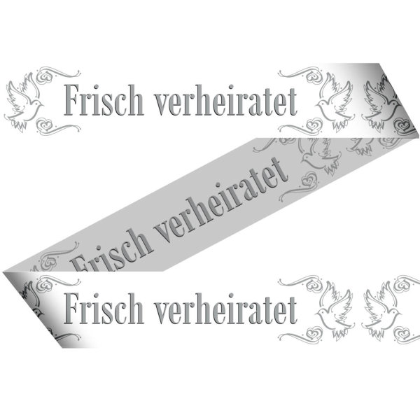 Folat Absperrband Frisch Verheiratet - 15 meter