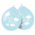 Folat Blaue Babyshower Junge Ballon 30 cm - 8 Stück