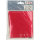 Folat Folienballon Ziffer / Zahl 0 Rot Metallic Matt - 86 cm