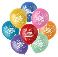 Folat Ballons Color Pop Happy Birthday! Mehrfarbig 23cm -...