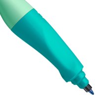 Ergonomischer Tintenroller für Linkshänder - STABILO EASYoriginal in Pastell hauch von minzgrün -Einzelstift - Schreibfarbe blau (löschbar) - inklusive Patrone