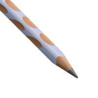 Ergonomischer Dreikant-Bleistift für Linkshänder - STABILO EASYgraph in pastellblau - Einzelstift - Härtegrad HB