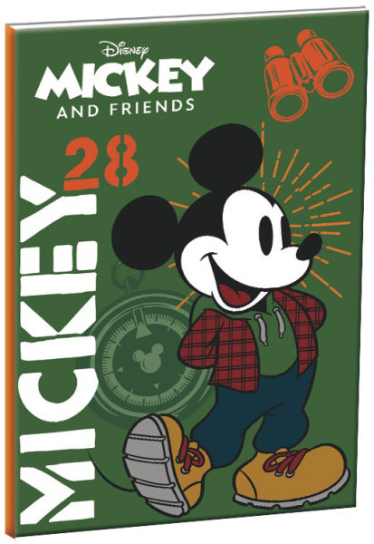 Notizheft DIN B5 40 Blatt liniert Mickey Mouse