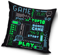 Kissenbezug Polyester 40 x 40 cm "Gamer"