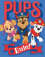 Kuscheldecke / Fleecedecke 130 x 170 cm Paw Patrol Pups...