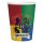 Party Pappbecher 250 ml 8 Stück Harry Potter Houses