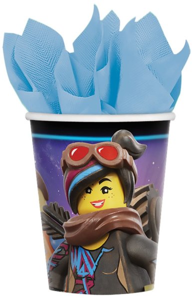 Party Pappbecher 266 ml 8 Stück LEGO Movie