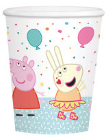 Party Pappbecher 250 ml 8 Stück Peppa Pig