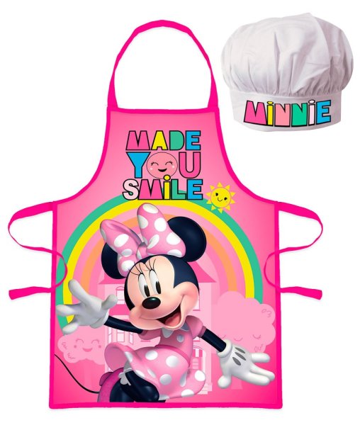 Kochschürzen Set Minnie Mouse "Made you smile"