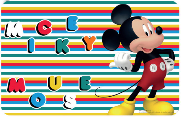 Disney Mickey Mouse Tischunterlage 43*28 cm "Stripes"