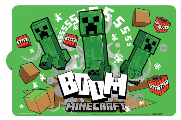 Minecraft Tischunterlage 43*28 cm "BOOM"