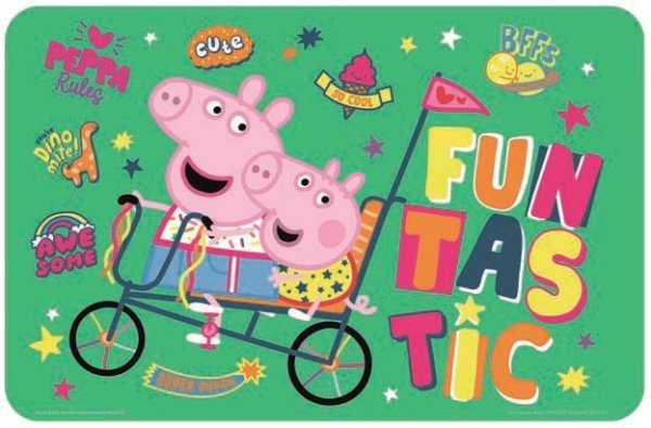 Peppa Wutz Tischunterlage 43*28 cm "Funtastic"