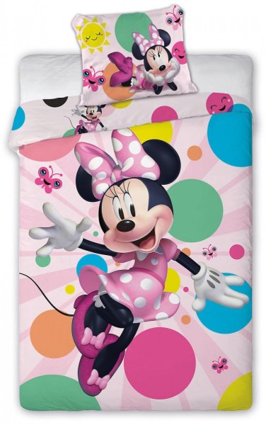 Javoli posteľná bielizeň - 140 x 200 cm / 70 x 90 cm - bavlna - Minnie Mouse