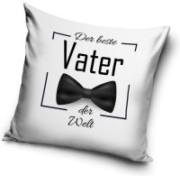 Kissenbezug Polyester 40 x 40 cm "Der beste Vater"