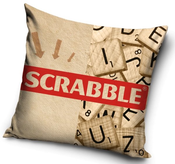 Kissenbezug Polyester 40 x 40 cm "Scrabble"