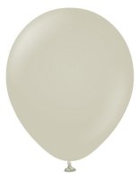 Ballon 30 cm 10 Stück - pastell grau-beige