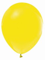 Ballon 30 cm 10 Stück - pastell gelb
