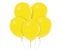 Ballon 30 cm 10 Stück - pastell gelb