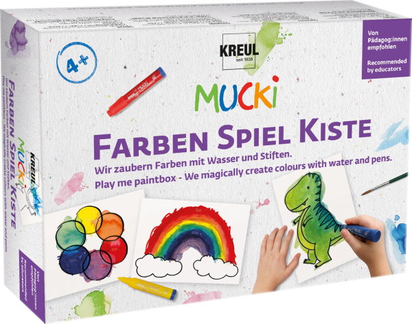 KREUL MUCKI FarbenSpielKiste Wir zaubern Farben mit Wasser und Stiften