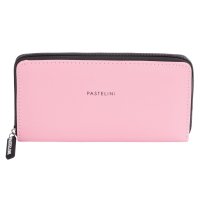 OxyLady Damen Portmonnaie MONY L Navy PASTELINI rosa