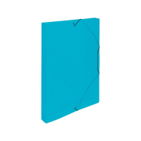 oxybag Heftbox / Sammelbox PP DIN A4 3cm LINES blau