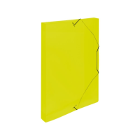 oxybag Heftbox / Sammelbox PP DIN A4 3cm LINES gelb