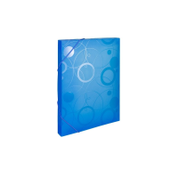 oxybag Heftbox / Sammelbox PP DIN A4 3cm NEO COLORI blau