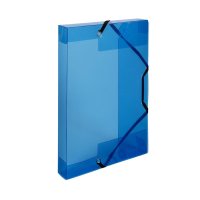 oxybag Heftbox / Sammelbox PP DIN A5 3cm LINES blau