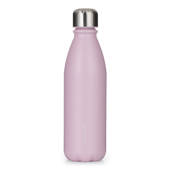 oxybag fľaša na pitie BoLT METAL 700 ml - ružová