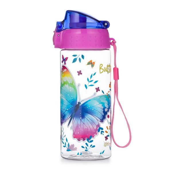 oxybag Trinkflasche 500 ml OXY CLICK Butterfly Rainbow