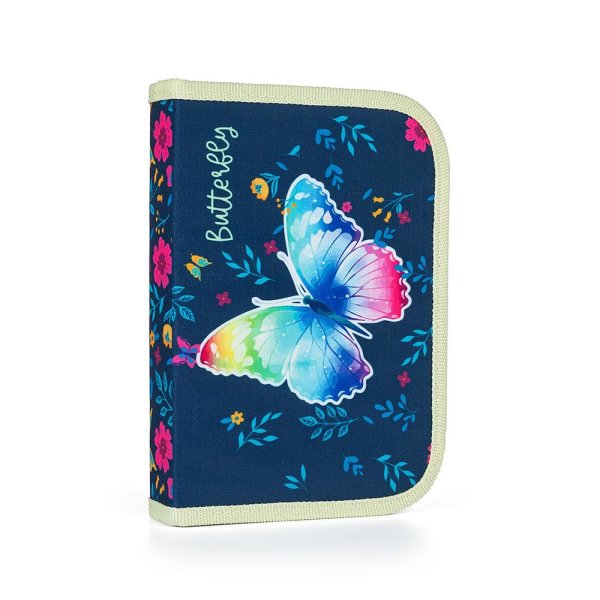 oxybag Schüleretui Single Butterfly Rainbow