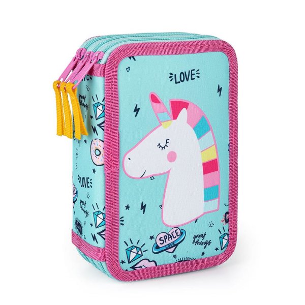 oxybag Schüleretui Triple Unicorn Love