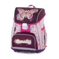 oxybag Školská taška PREMIUM Butterfly 3-dielna súprava