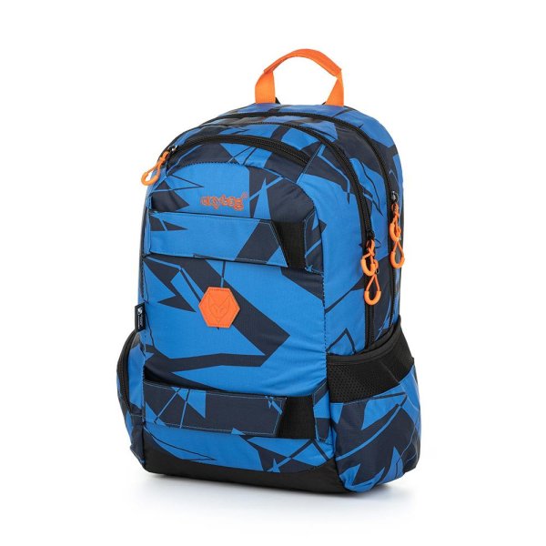 oxybag Schulrucksack OXY SPORT blue shapes