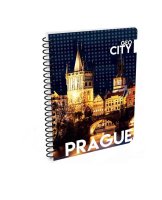 oxybag Collegeblock DIN A6 liniert 70 Blatt GEO CITY Prag