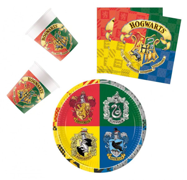 Party-Set 36-teilig "Harry Potter" Hogwarts 23 cm