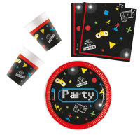 Party-Set 36-teilig "Gamer" Gamer Party 20 cm