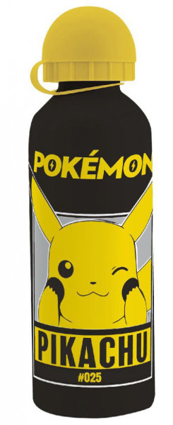 Aluminium Trinkflasche 500ml Pokémon "Pikachu black"