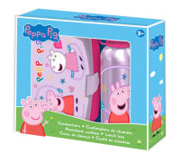 Sandwichbox & Trinkflasche Set "Peppa Pig"