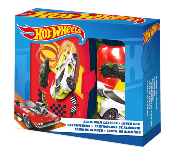 Sandwichbox & Trinkflasche Set "Hot Wheels"