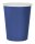 Party Pappbecher 270 ml 14 Stück uni Solid Blue